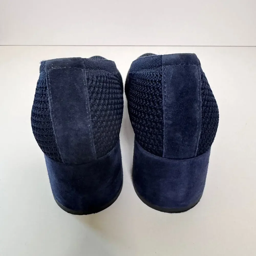 Eileen Fisher Womens Fabric Heel Shoes Size 6 Classic Office Neutral Blue